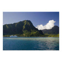 French Polynesia, Moorea. The Paul Gauguin