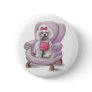 French Poodle Pinback Buttons