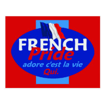French Pride Postcard