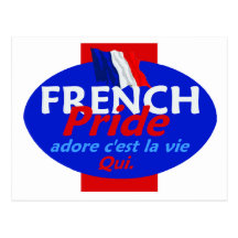French Pride Postcard