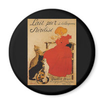 French Pure Milk of Vineanne Refrigerator Magnet