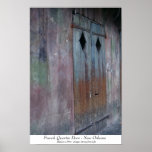 French Quarter Door Poster
