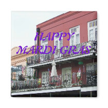 French Quarter Wrought Iron Balconies Magnets