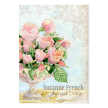 French Roses, Custom Business Cards