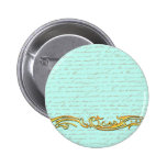 French Script for Marie Antoinette set Button Pin