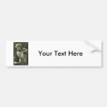 French Show Girl circa 1920 Bumper Sticker
