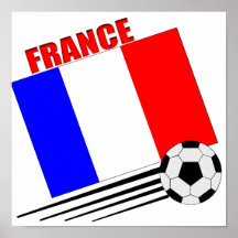 French soccer team print
