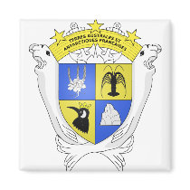 French Southern And Antarctic Lands Coat of Arms d Fridge Magnets
