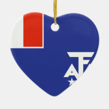 French Southern Antarctica Christmas Ornament