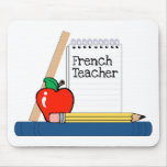 French Teacher (Notebook) mousepads