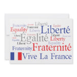 French Themed Event - French American Friendship invitations