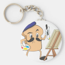 French Toast Artist Keychain