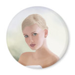 French Vampire Lady Refrigerator Magnets