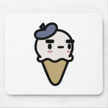 French Vanilla Icecream Mouse Mats