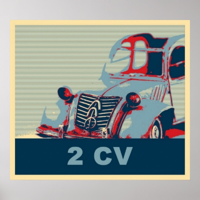 French vintage classic car pop art style posters by aapshop