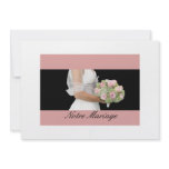 french wedding invitation bridal bouquet