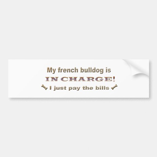 frenchbulldog bumper sticker