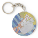 Frenchy w/pink panther keychains