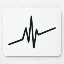 Frequency music pulse mouse pad