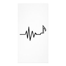 Frequency note music picture card