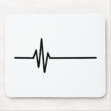 Frequency Pulse Heartbeat Mouse Pad