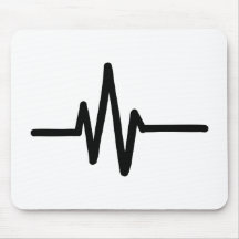 Frequency pulse heartbeat mousepad