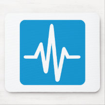 Frequency pulse heartbeat mousepad