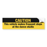 Frequent Stops Dance Studio bumper sticker bumper stickers