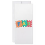Frequently Asked Questions rack cards
