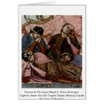 Frescoes In The Arena Chapel In Padua Greeting Card