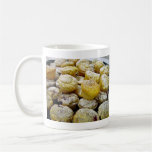 Fresh baked  muffins on a plate mugs