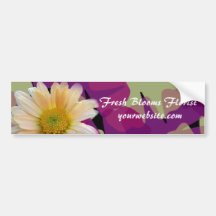 Fresh Blooms Florist Bumper Sticker