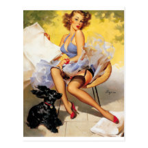 Fresh Breeze Pin Up Post Cards
