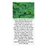 Fresh Clover Green Leafs photo cards