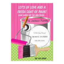 Fresh Coat Of Paint Moving Announcement