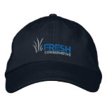 Fresh Conservative Logo Flex-Fit Hat embroidered hats