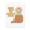 Fresh From Pumpkin Patch Baby Announcement postcards