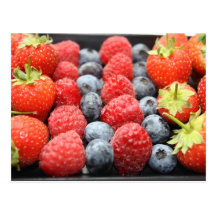 Fresh Fruit on a postcard