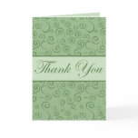 Fresh Green Thank You Card