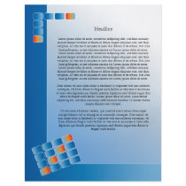 Fresh, modern design flyer design