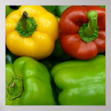 Fresh Peppers II Poster