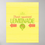 Fresh Squeezed Lemonade Poster