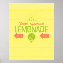 Fresh Squeezed Lemonade Poster