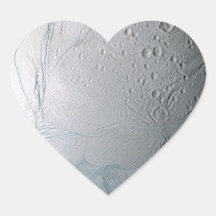 Fresh Tiger Stripes on Enceladus Sticker