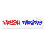 Fresh Traits--Red White and Blue bumper stickers