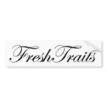 Fresh Traits Sticker bumper stickers