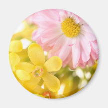 Freshest Flowers Fridge Magnet