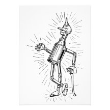 Freshly Oiled Tinman Personalised Invitation