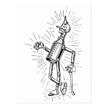 Freshly Oiled Tinman Postcard