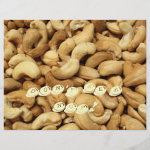 Freshly Roasted Cashew Nuts - Humour Personalised Flyer